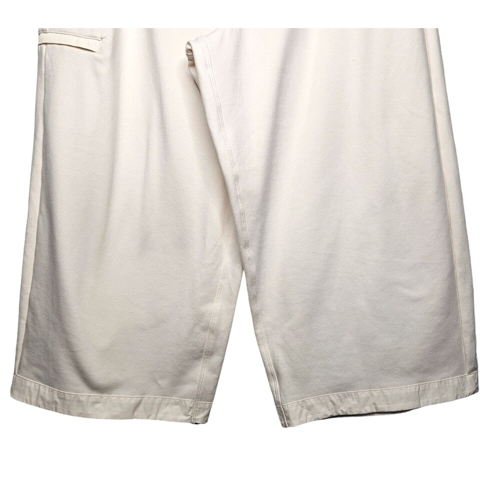 ATHLETA Triumph Hybrid Wide Leg Cropped Sweatpants Ivory Cream Womens XL - Picture 6 of 13